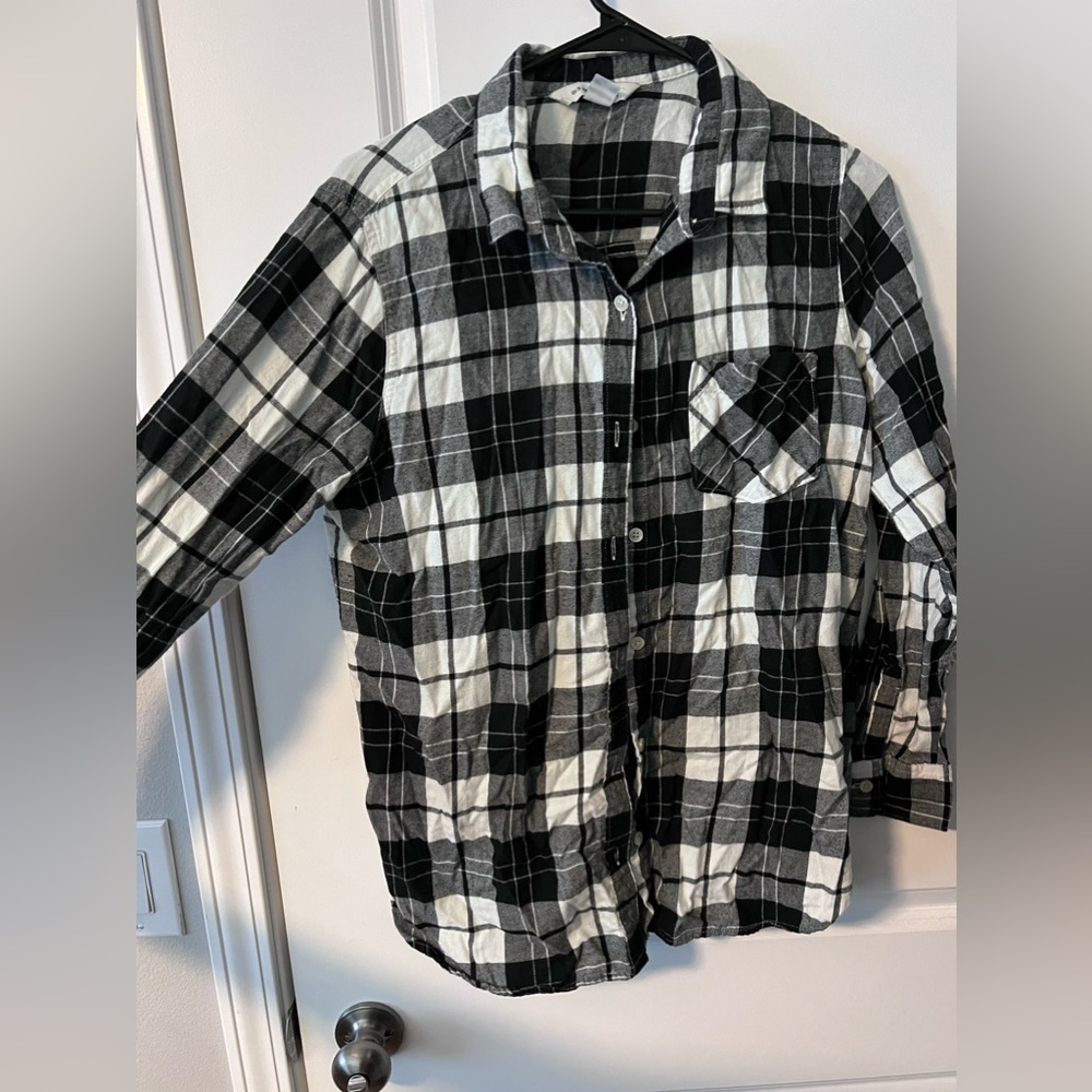 Old Navy Long sleeve flannel tunic shirt